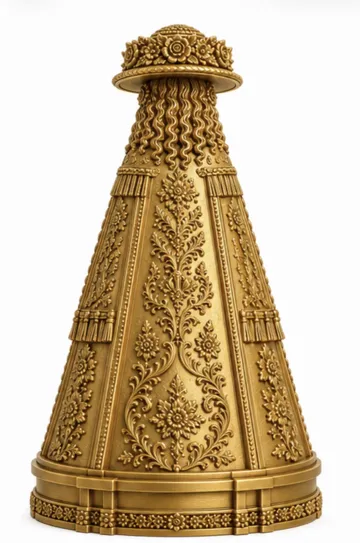 Modelo para impresión 3D: VIRGEN DEL ROCIO DE PASTORA — vista de referencia 3
