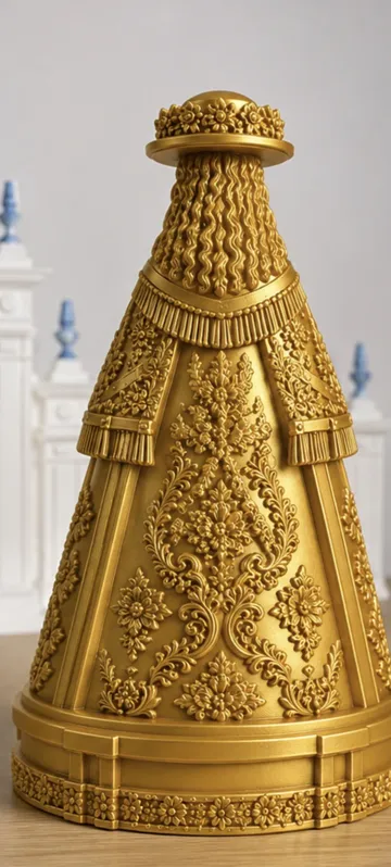 Modelo para impresión 3D: VIRGEN DEL ROCIO DE PASTORA — vista de referencia 4