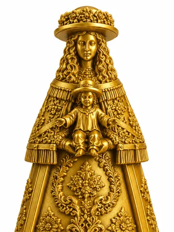 Modelo para impresión 3D: VIRGEN DEL ROCIO DE PASTORA — vista de referencia 2