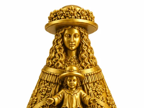 Modelo para impresión 3D: VIRGEN DEL ROCIO DE PASTORA — referencia de MakerWorld
