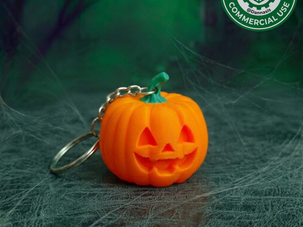 Pumpkin Keychain / Charm - 1