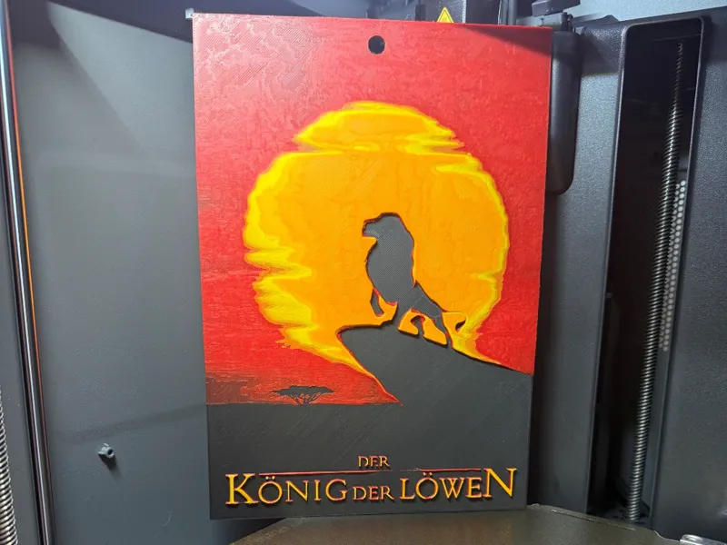 Fan Art Der König der Löwen Kino Poster