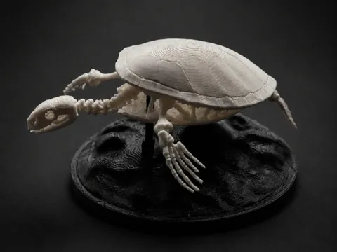 Adorno temático: Sea Turtle Skeleton — referencia de MakerWorld