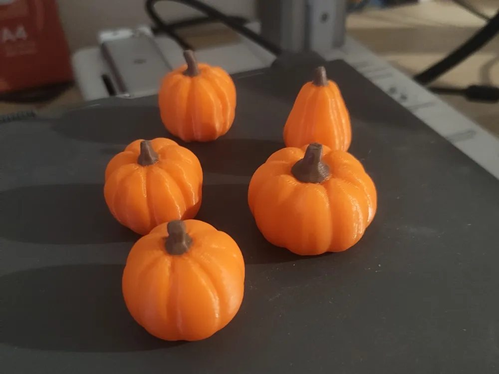 Halloween decoration pumpkin set - Free 3D Print Model - MakerWorld