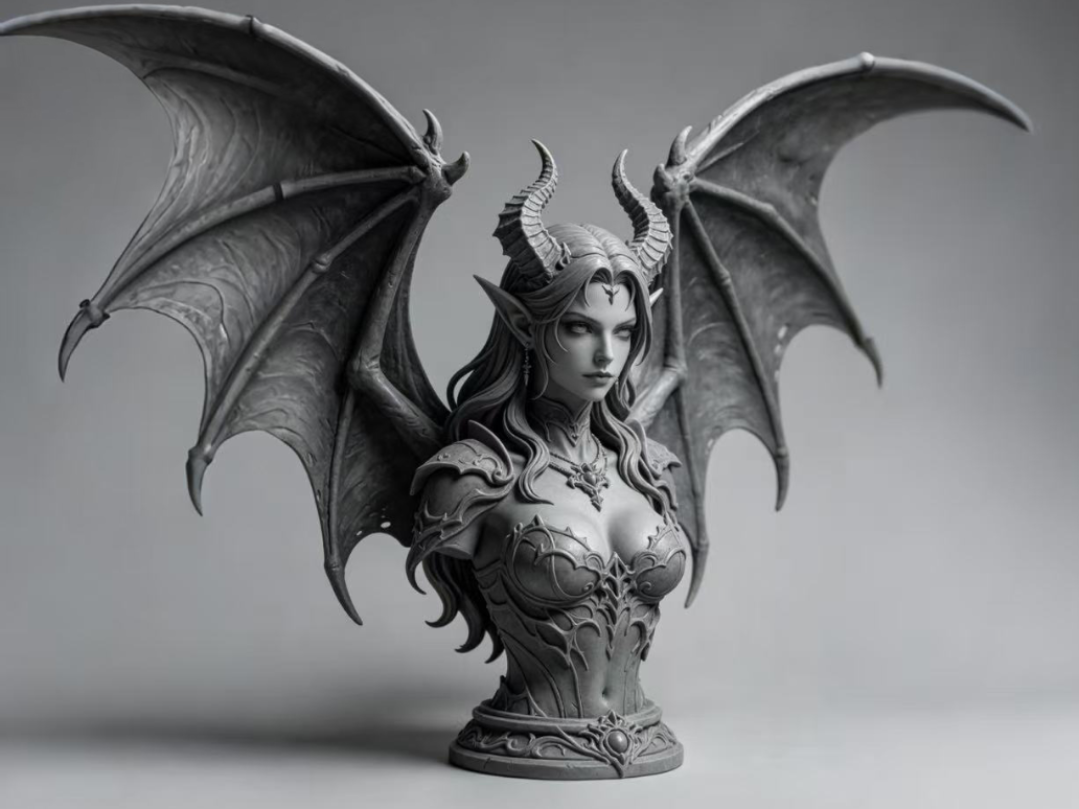 恶魔女王 半身像