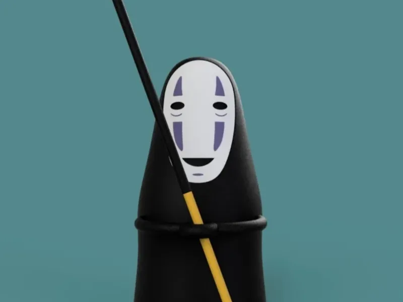 Kaonashi incense holder