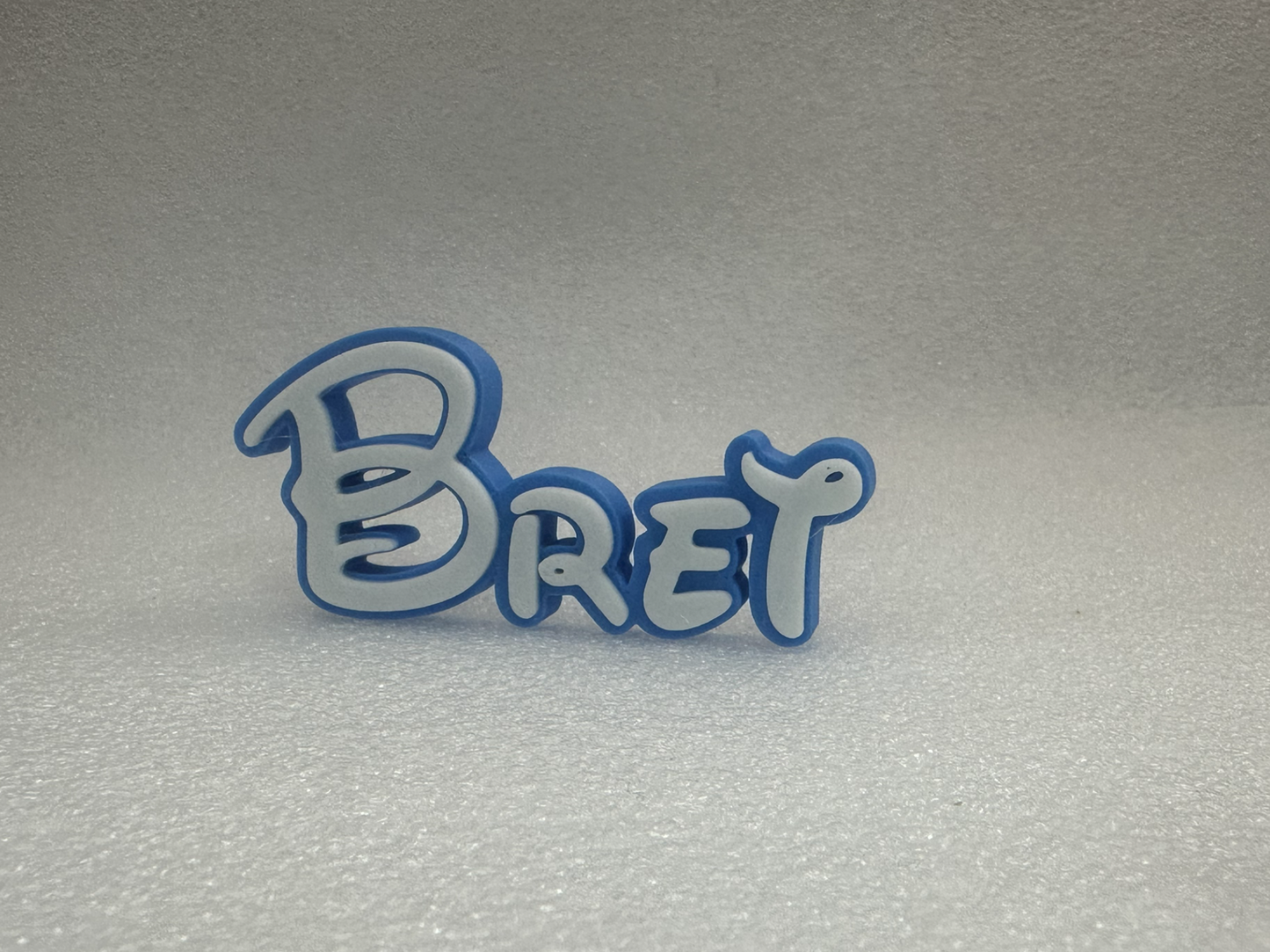 Disney Theme 3D Name Decor Sign Bret