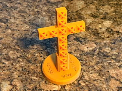 Holy Cross With Magnetic Stand