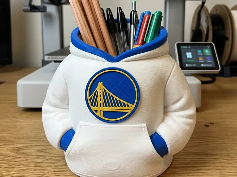 GOLDEN STATE WARRIORS HOODIE PEN HOLDER ORGANIZER