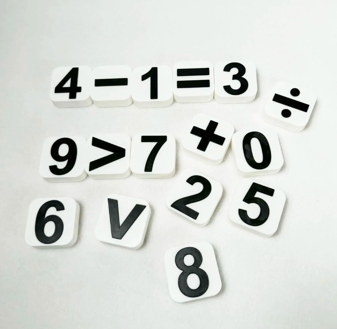 Miniatura 2 del modelo 3D Math Tiles