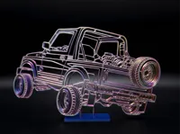 0.2mm layer, 3 walls, 100% infill