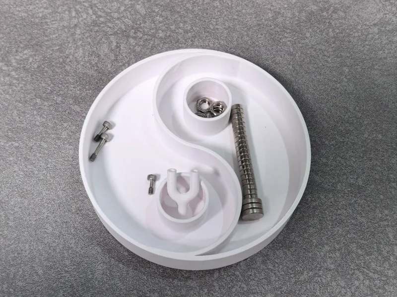 可堆叠收纳盒 工具盘 工具托盘 太极形状 