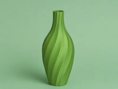 Modern Spiral Vase