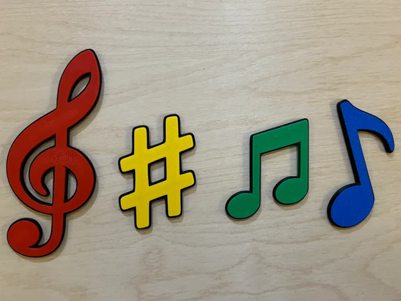 Tiny Tunes: Dollhouse Music Notes & Symbols
