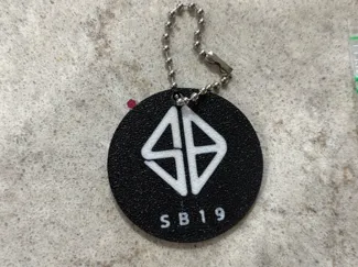 Simple SB19 Keychain