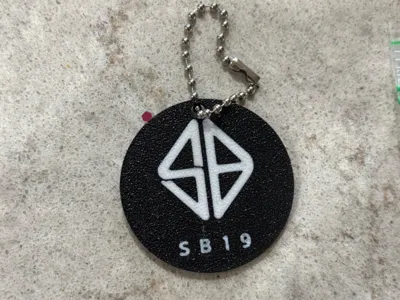 Simple SB19 Keychain