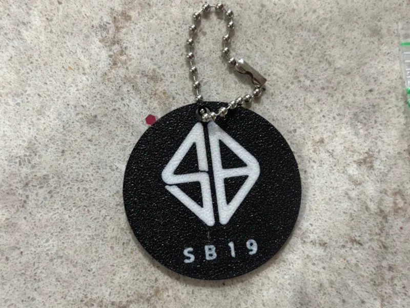 Simple SB19 Keychain