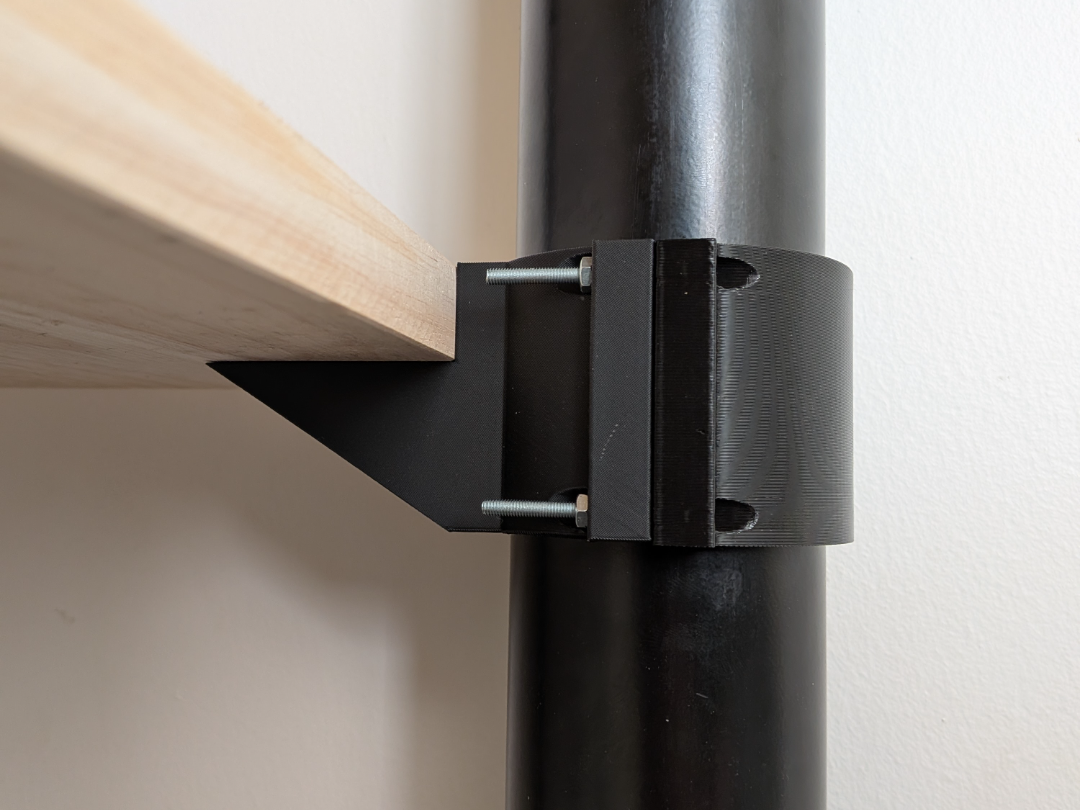 60mm Clamp Shelf Bracket
