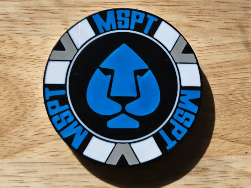 MSPT Dealer Button for Poker Tournaments