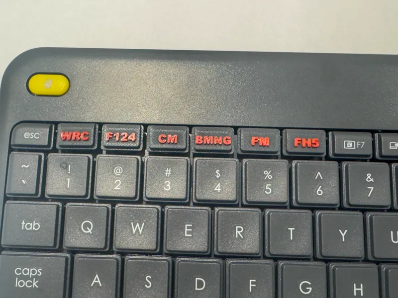 Logitech k400 Plus Action Buttons