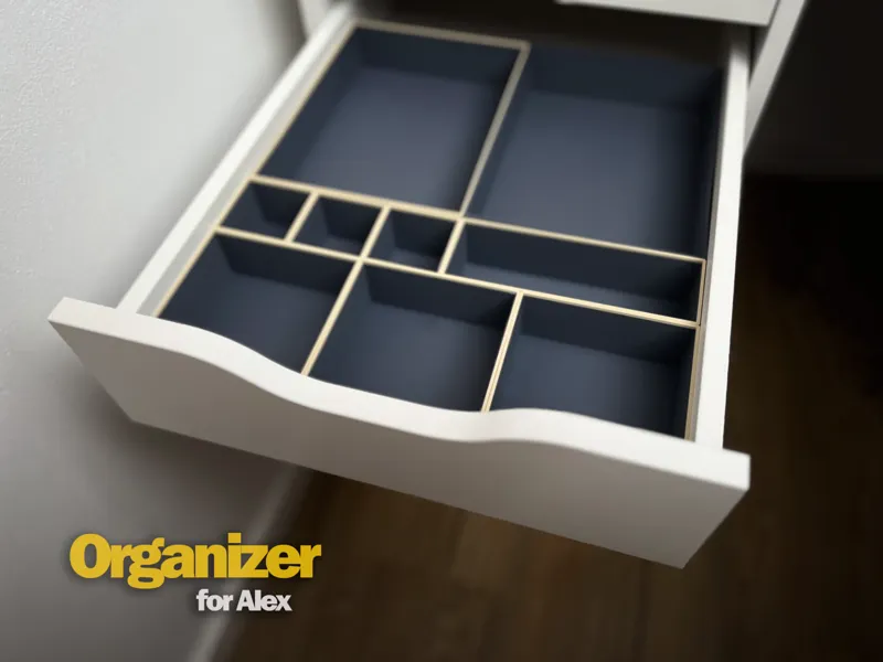Organizer für Ikea Alex Schränke – Edles Design