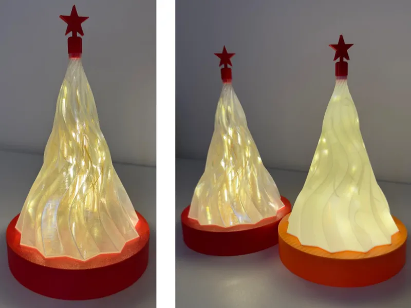XMAS Tree Lamp with LED chain