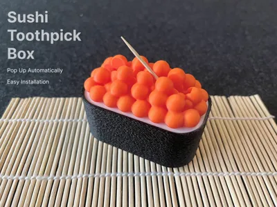 Sushi Toothpick Box