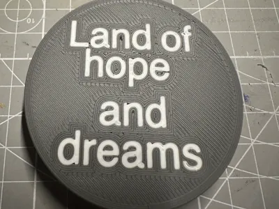 Bottle opener "Land of hope and dreams" 