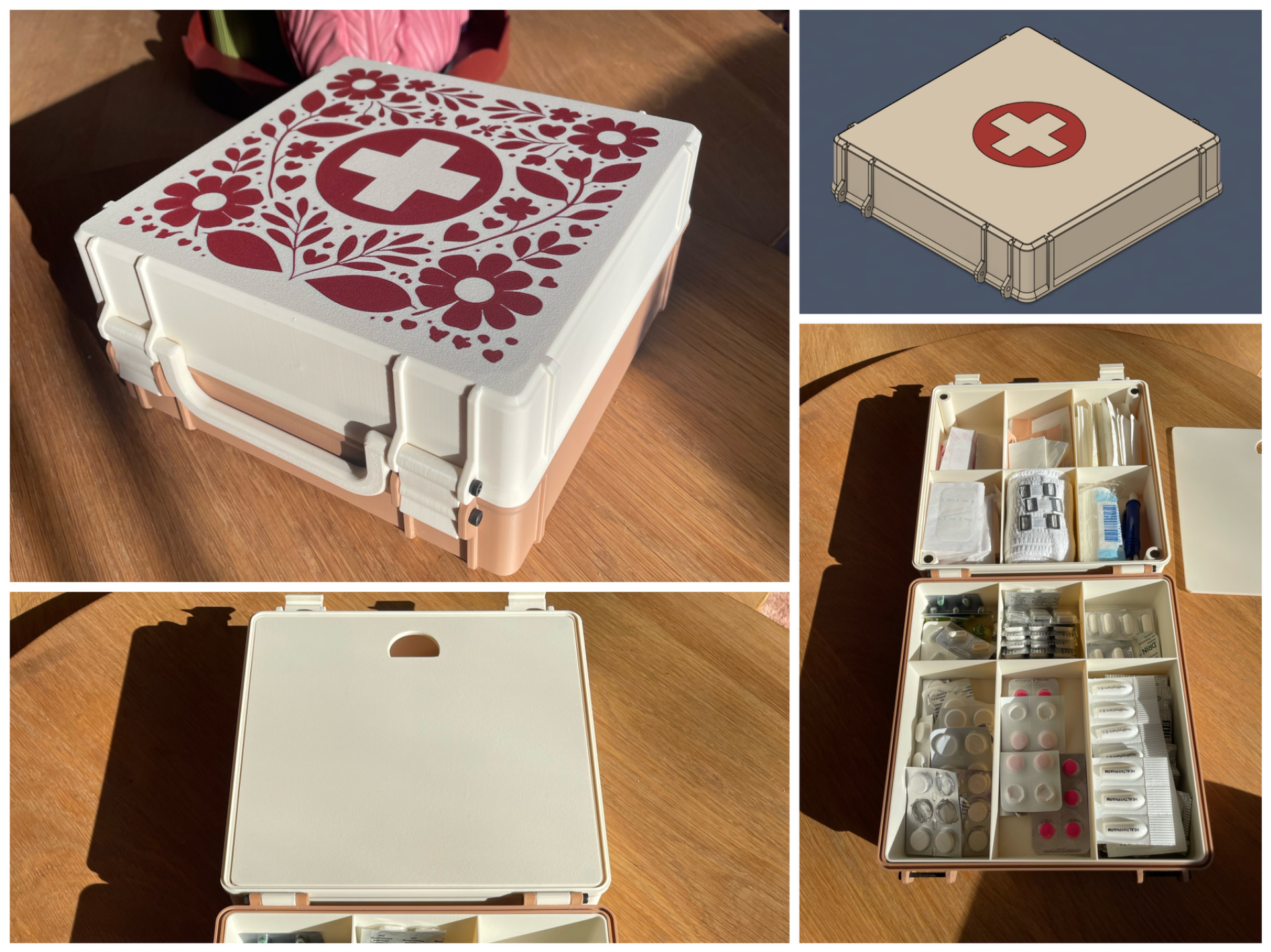 First Aid Box With magnetic lid