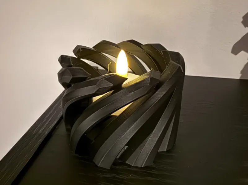 Candle Tealight Swirl