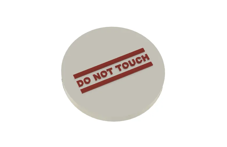 Easy Stamp - DO NOT TOUCH logo