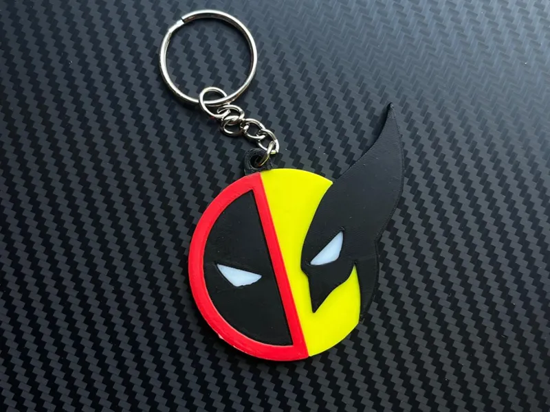 Deadpool x Wolverine Keychain