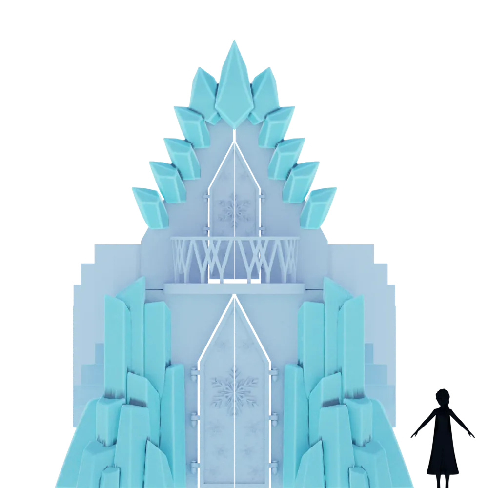 Disney Frozen Elsa’s Ice Palace 城堡 迪士尼 - Free 3D Print Model - MakerWorld