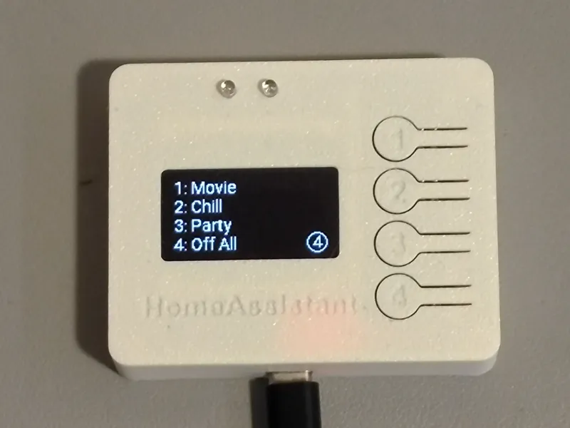 ESPHome display / button box / HABB