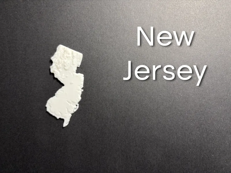 State of New Jersey terrain