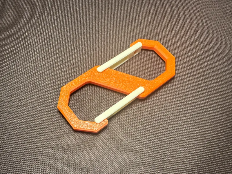 Dual Lock Carabiner – Fully 3D Printed