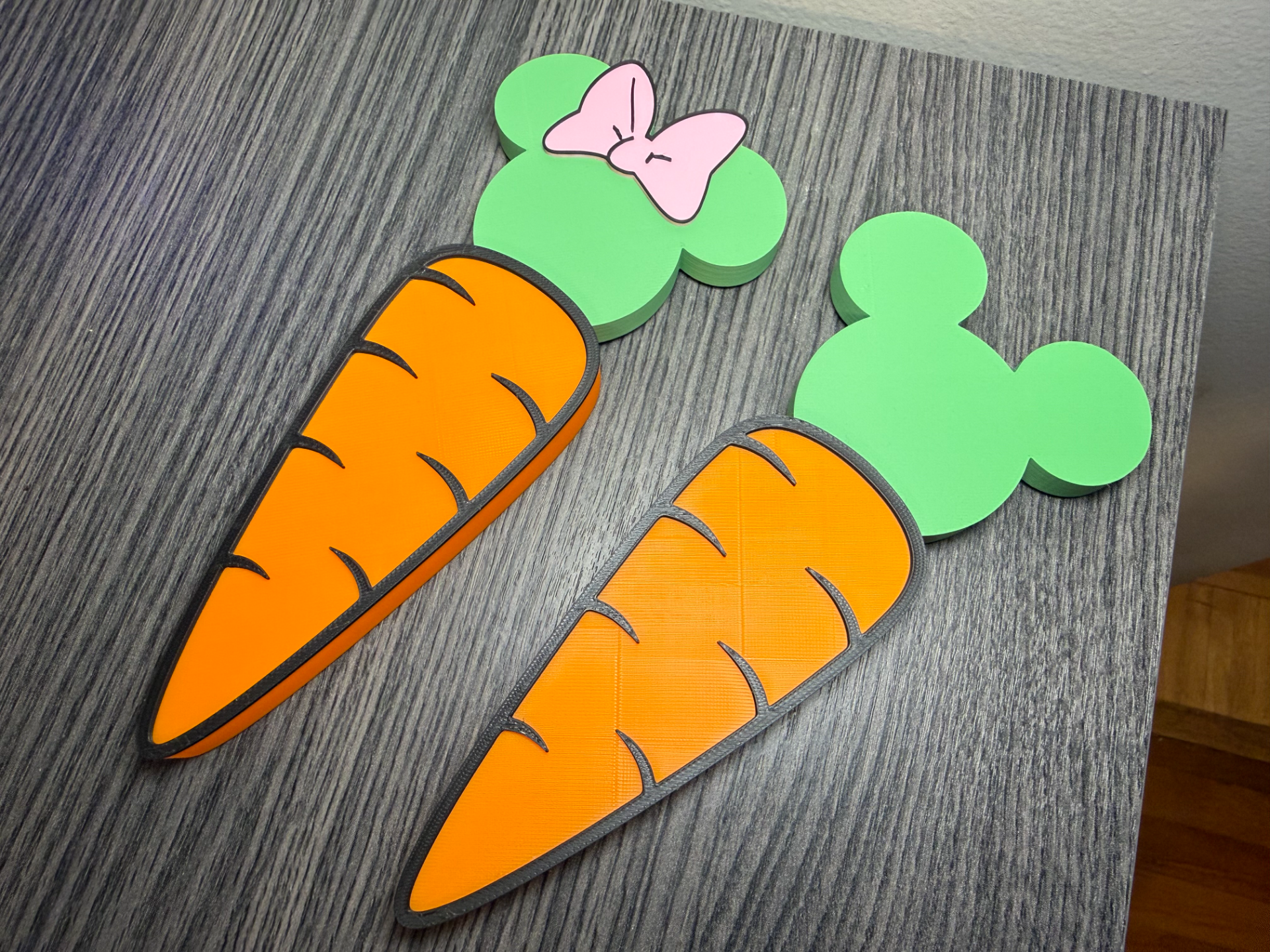 Mickey & Minnie Easter Carrots