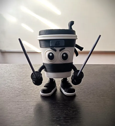 Cappuccino Assassino articulated toy view 2
