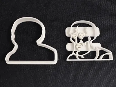Handsome Squidward Cookie Cutter