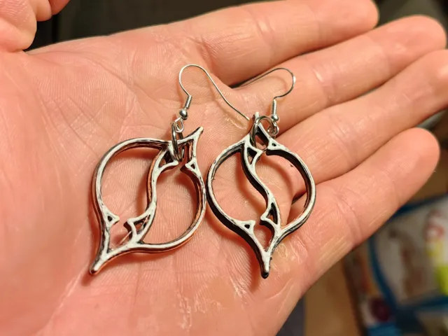 Gothic Flamboyant Tracery Earrings