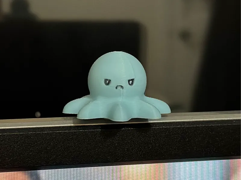 happy and angry octopus