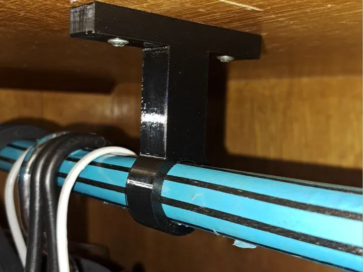 Suporte para varão cabides guarda roupas
