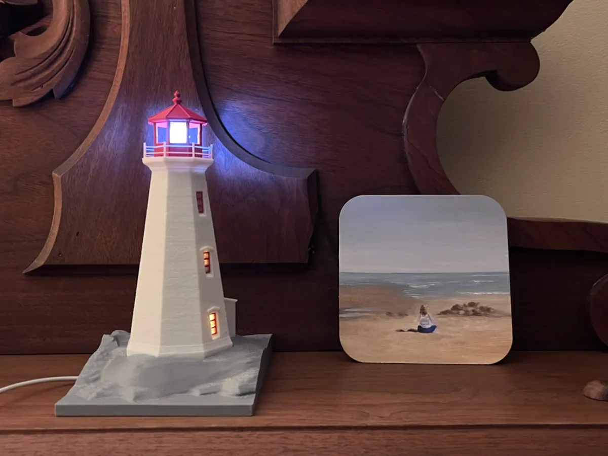 Peggy's Point Lighthouse NS Canada - HO Scale - Free 3D Print Model ...
