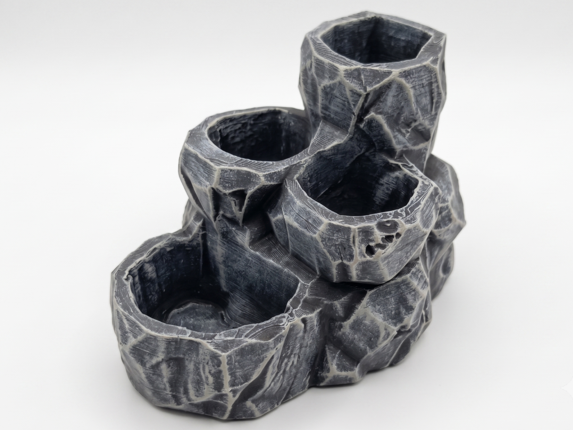 Natural Stone 4-way Planter - Terrarium & Aquarium