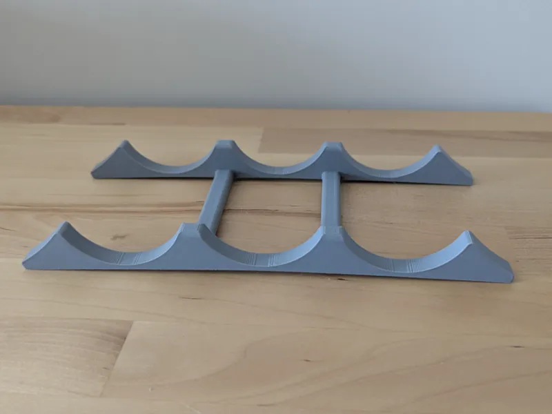 Bottle/can holder for fridge - 3 in a row
