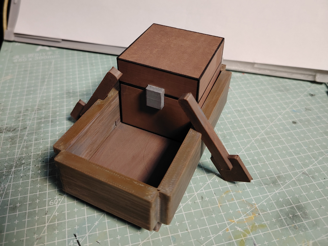 Miniatura 1 do modelo 3D 【我的世界】船 1:10