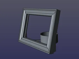 Mini Lithophane Frame for LED Tea Light