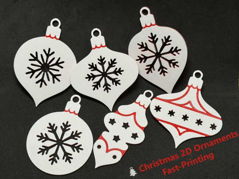 Christmas Hanging decorations with snowflake