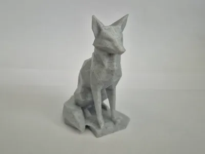Low poly fox