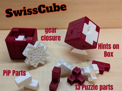 Swiss-Cube puzzle game